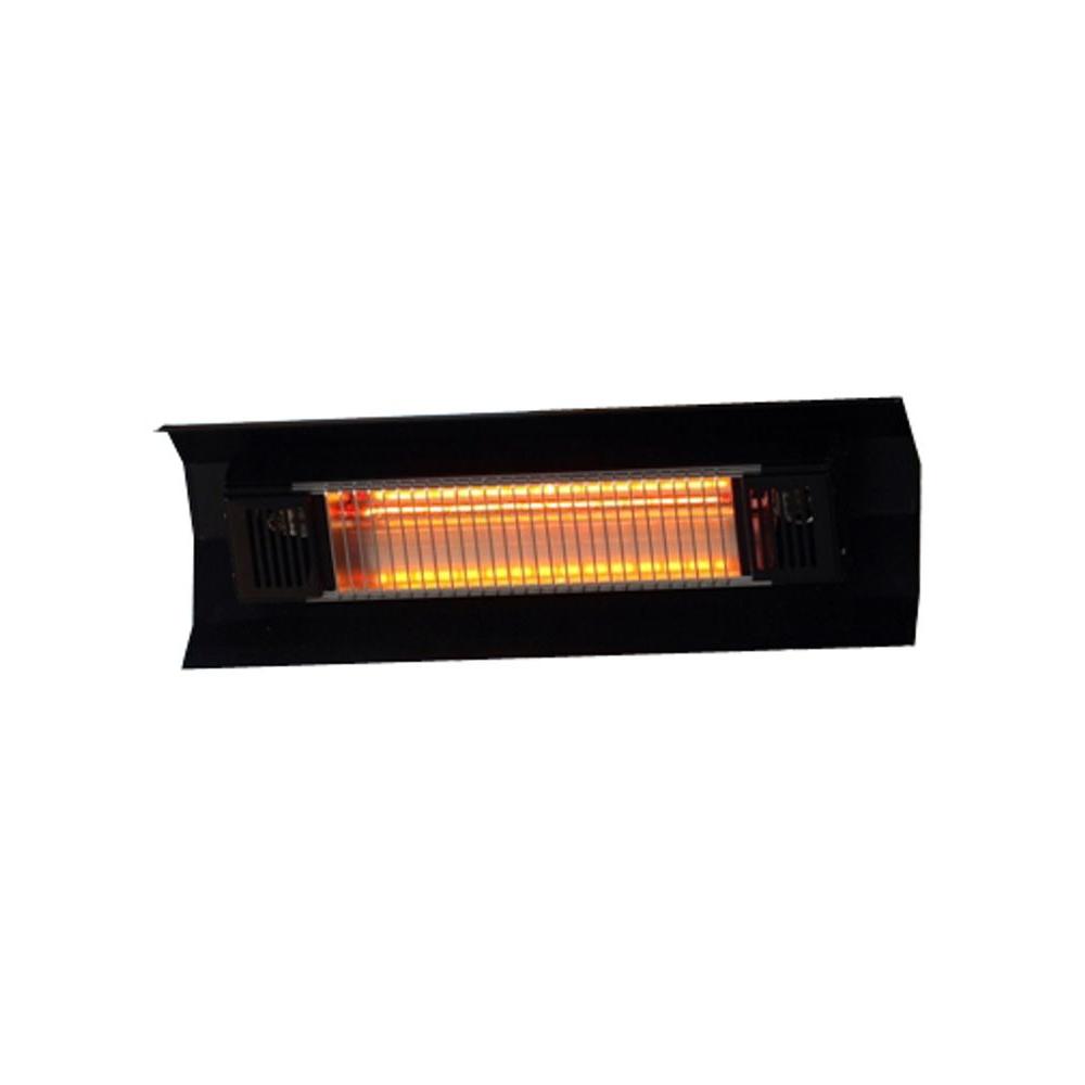 Fire Sense 1,500-Watt Black Wall Mounted Infrared Electric Patio Heater by Fire Sense