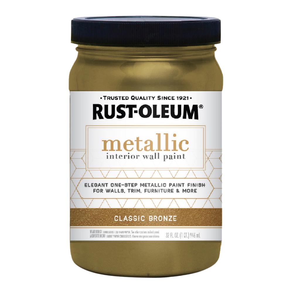 Rust-Oleum Specialty 1 Qt. Classic Bronze Metallic Interior Paint ...