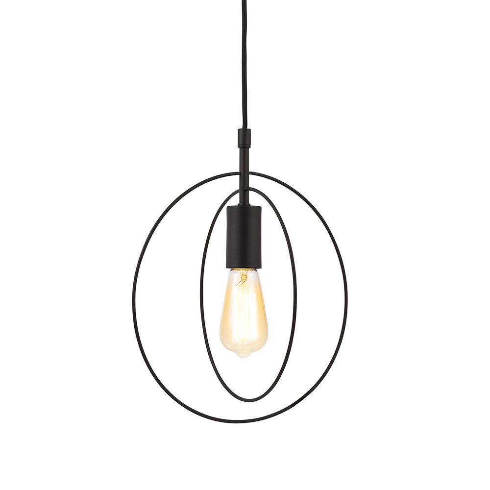 Cresswell 13 25 In Bronze Mid Century Modern Swag Pendant And Led