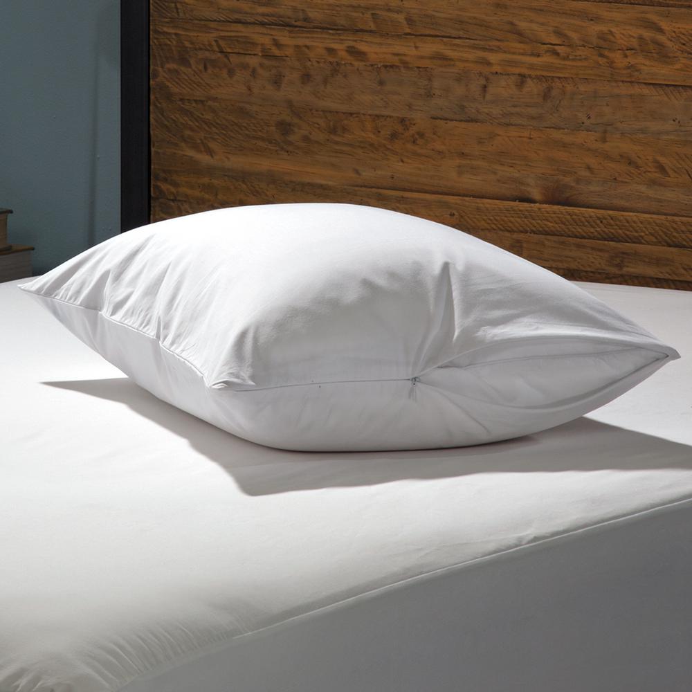 Sealy Luxury Cotton Breathable Zippered King Pillow Protector (2Pack)5672ATC The Home Depot