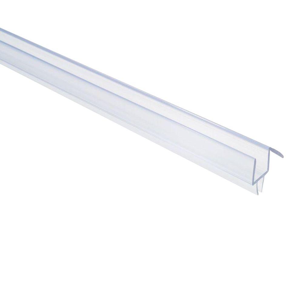 ELEGANT 1//4/" 3//8/" Frameless Shower Door Sweep Bottom Seal Wipe Drip Rail 28/" 36/"