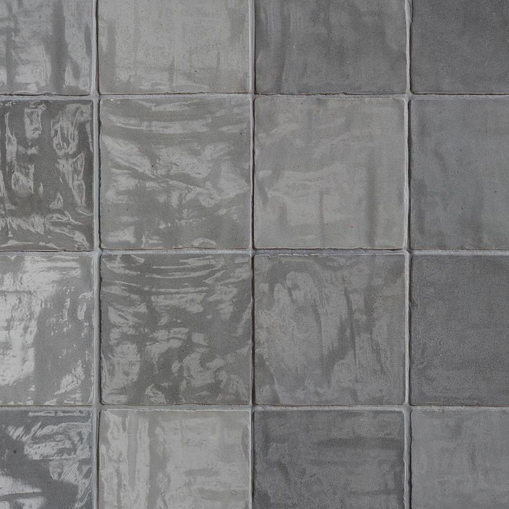 Ivy Hill Tile Kingston Gray 3 in. x 8 in. Glazed Ceramic Bullnose TileEXT3RD105466 The Home Depot