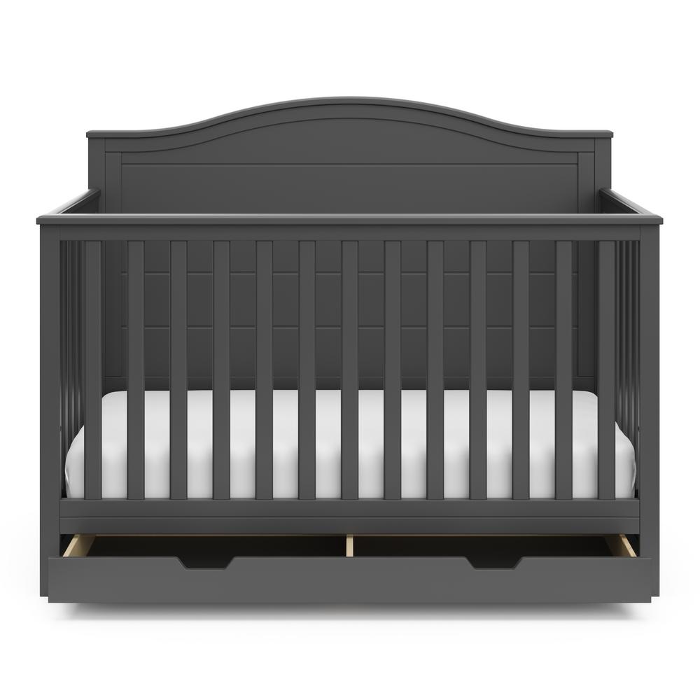 Storkcraft Moss Gray 4in1 Convertible Crib With Drawer0455013G
