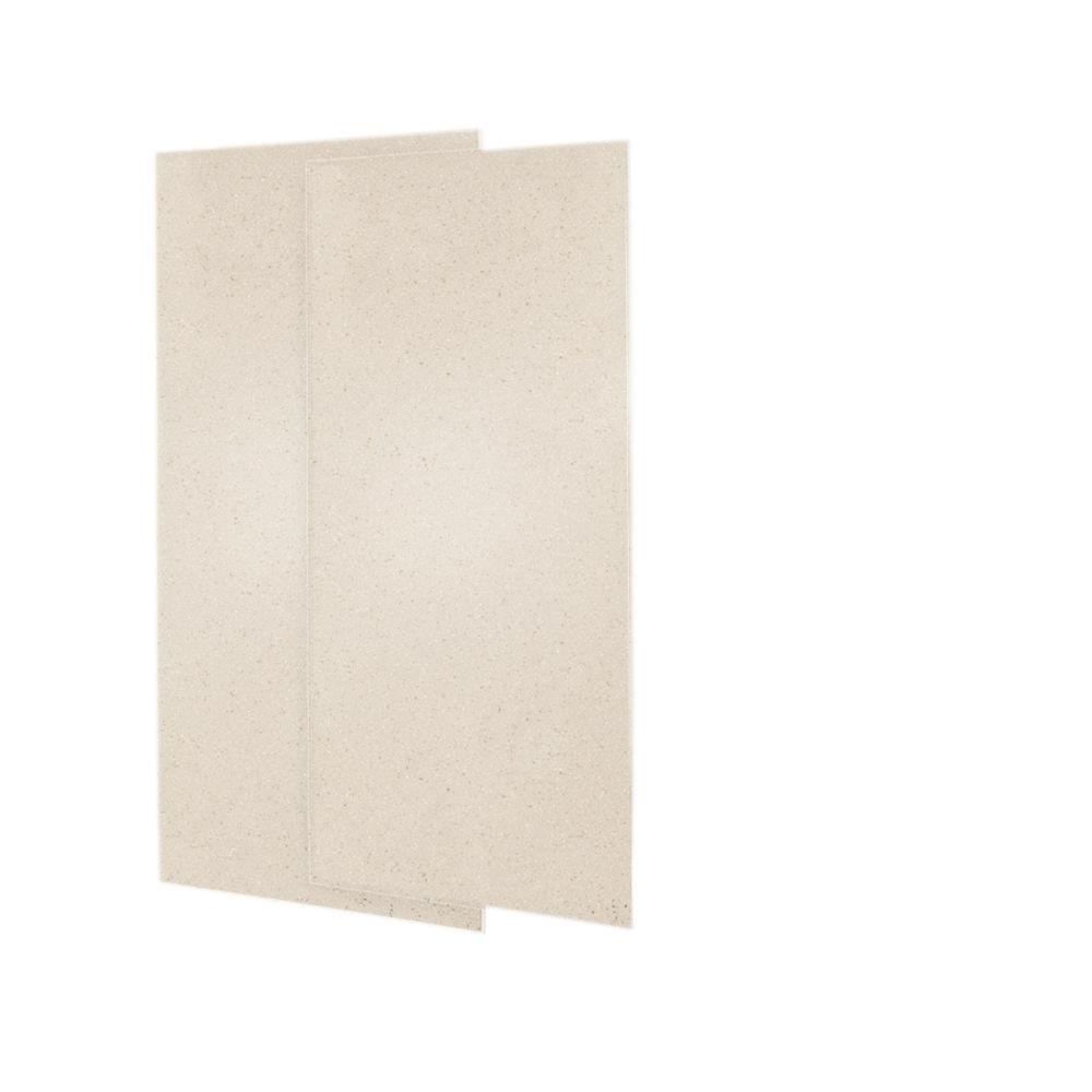 Swan 36 in. x 72 in. 2piece Easy Up Adhesive Shower Wall Panels in
