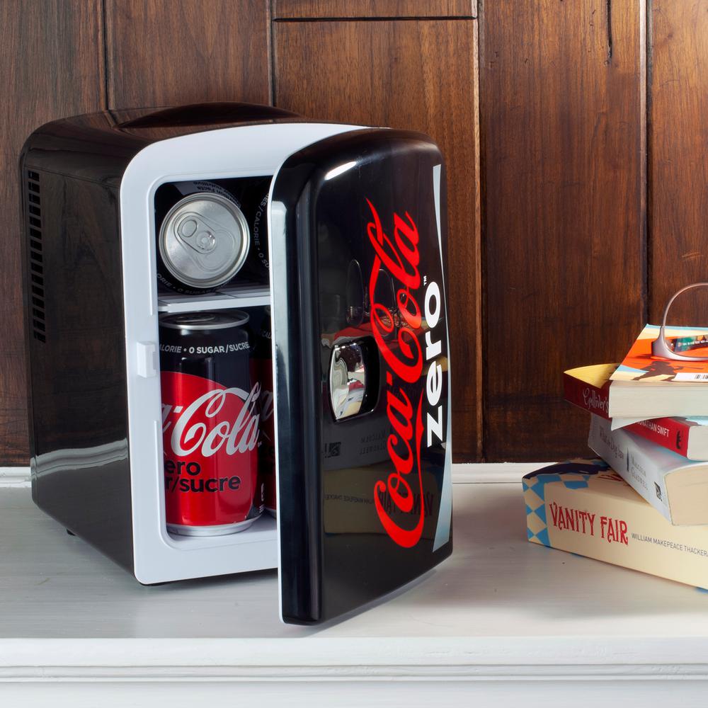 black coca cola fridge