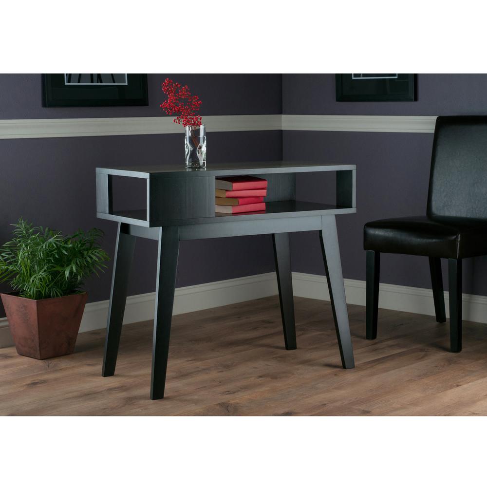 Winsome Wood Thompson Espresso Console Table 92431 The