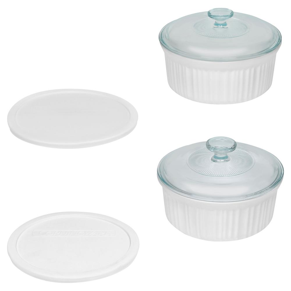 Corningware French White 6-Piece Bakeware Set