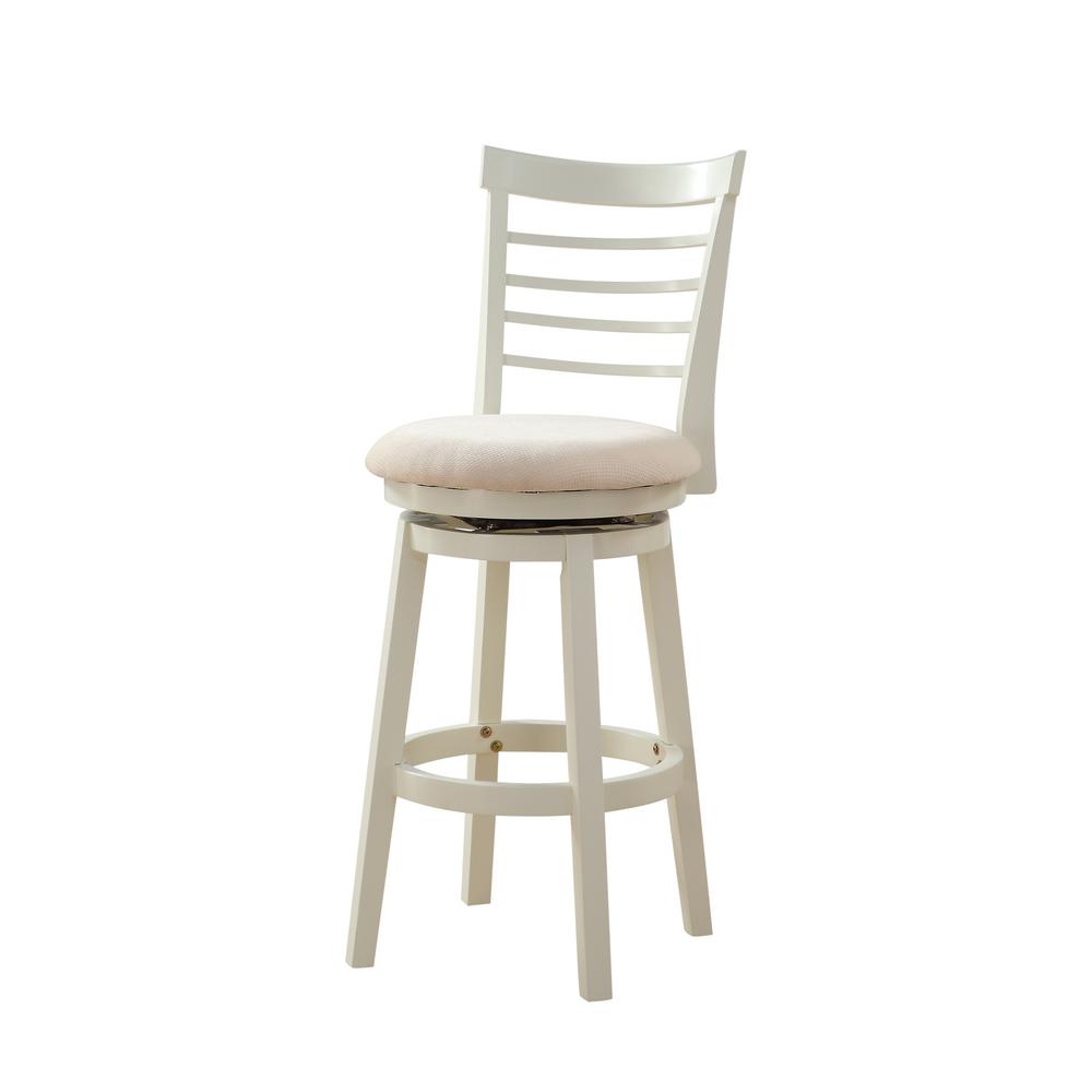 Powell Harbour 48 In Tall White Bar Stool 15b8152bs The Home Depot Tall White Bar Stool 15b8152bs The Home Depot