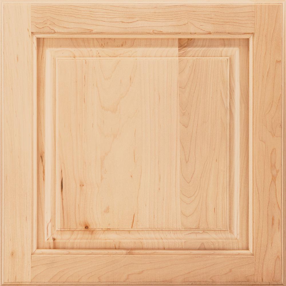 American Woodmark 14 9 16x14 1 2 In Cabinet Door Sample Portola Maple Natural