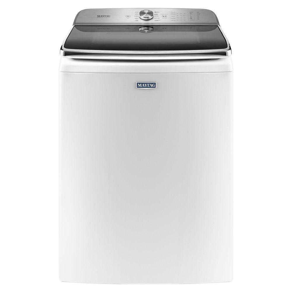 Maytag 6 2 Cu Ft High Efficiency White Top Load Washing Machine With 