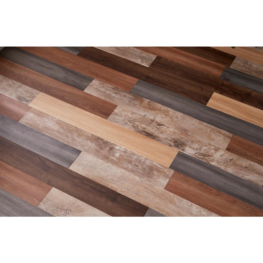Versaplank Assorted Commercial 6 In X, Stick Together Laminate Flooring
