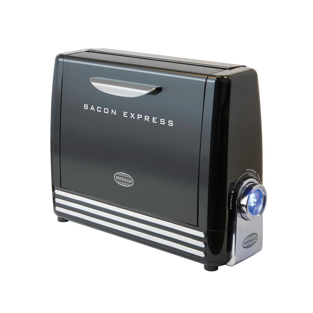 Nostalgia Bacon Express Indoor Grill BCN6BK The Home Depot