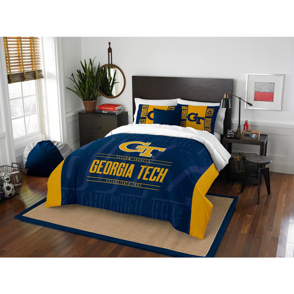 Georgia Tech 3 Pc Modern Take Multi Full Queen Comforter Set Georgia Tech 3 Pc Modern Take Multi Full Queen Comforter Set 1col849000078ret The Home Depot