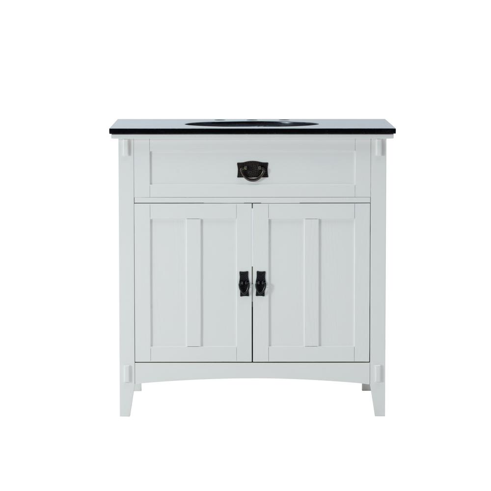 Home Decorators Collection Artisan 33 In W Vanity White With Home Decorators Collection Artisan 33