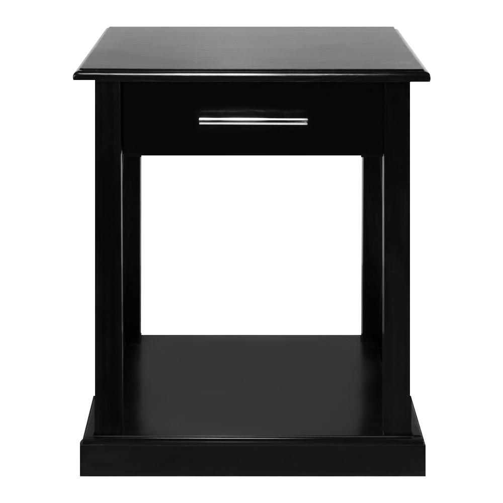 Linon Home Decor Black Bedroom Vanity Table with Butterfly Bench