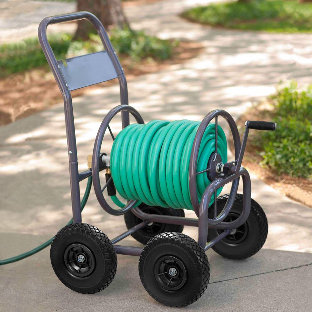 Hampton Bay 4 Wheel Hose Cart 840 Hb The Home Depot - Member S Mark Garden Hose Reel Cart Parts Hampton Bay 4 Wheel Hose Cart 840 Hb The Home Depot - Member S Mark Garden Hose Reel Cart Parts