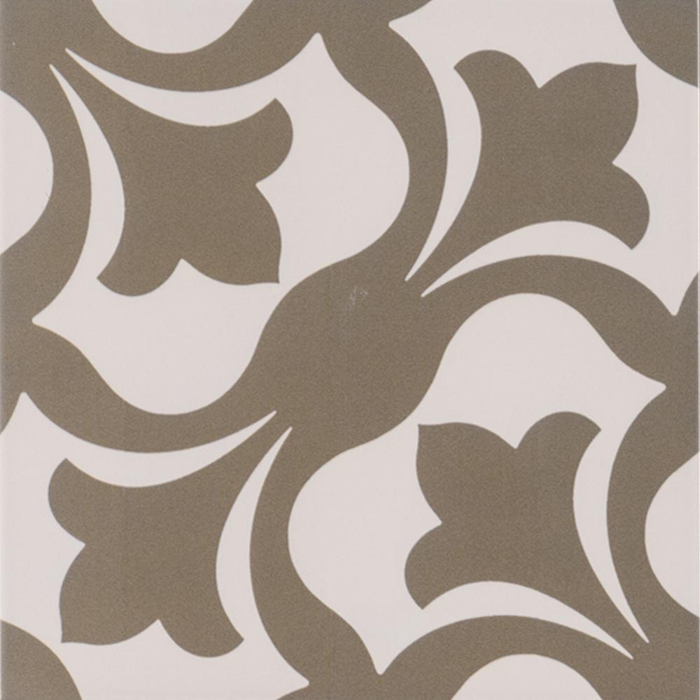 Msi Menza Gray Encaustic 8 In X Glazed Porcelain Floor And Wall Tile 4 44 Sq Ft Case