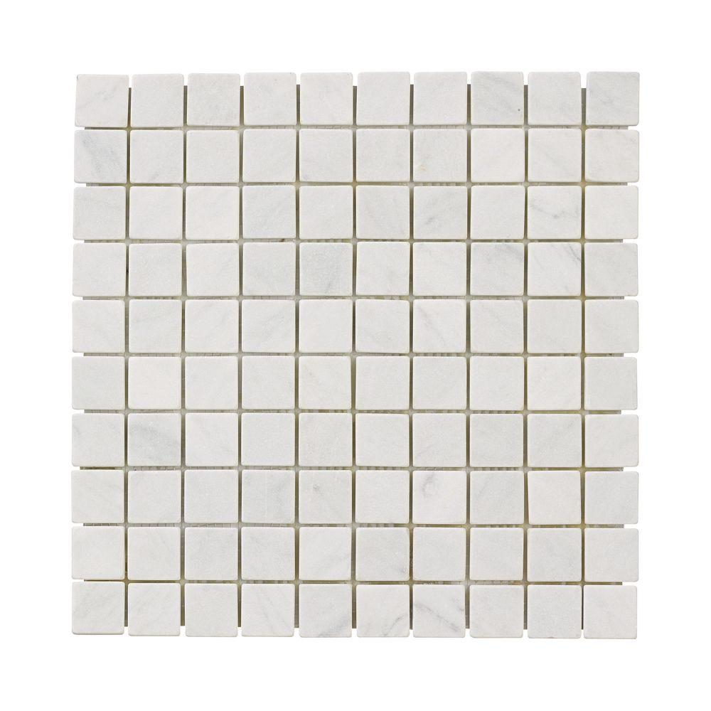 Marble Mosaic Tile The Home Depot Carrara