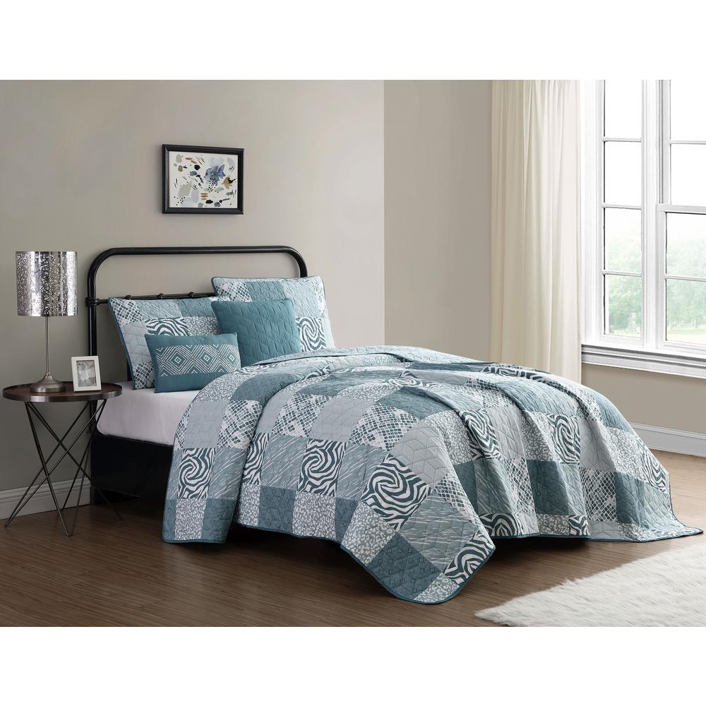 teal quilts and bedspreads