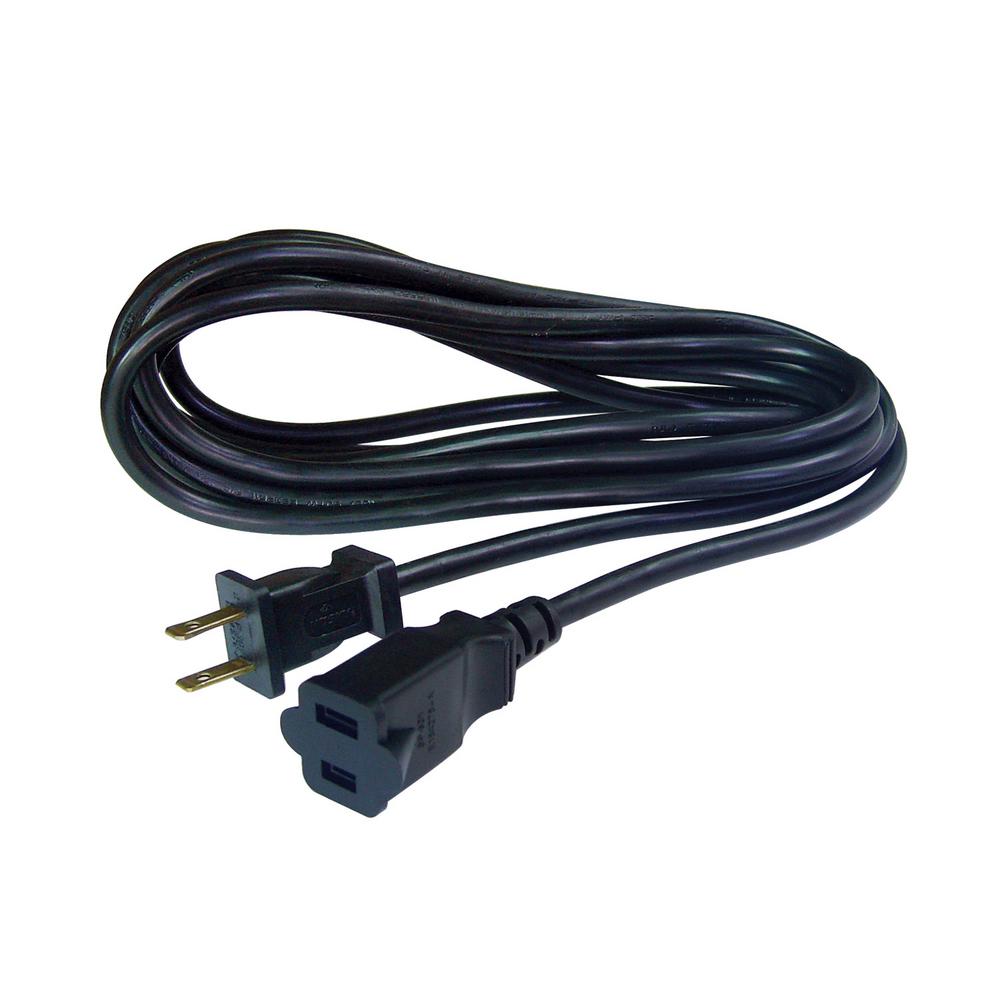 Black Indoor/Outdoor Extension Cord(3Pack) 12 ft. 16/2 Light Duty Powe