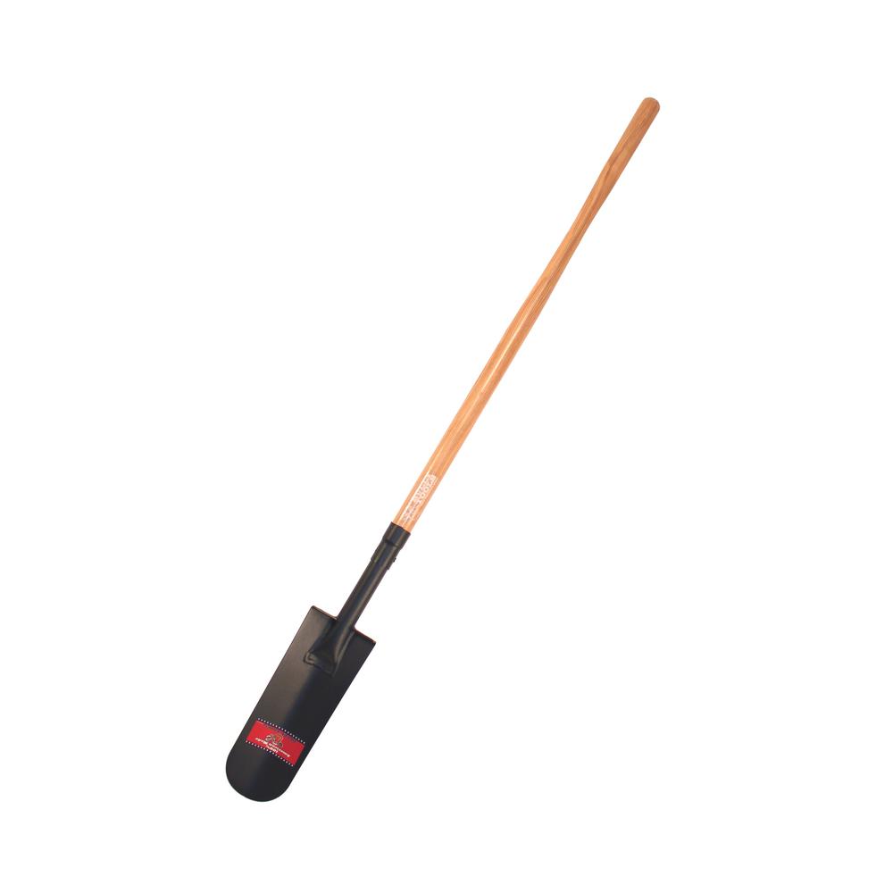 Bully Tools 14 In Drain Spade With American Ash Long Handle 72530 Bully Tools 14 In Drain Spade With American Ash Long Handle