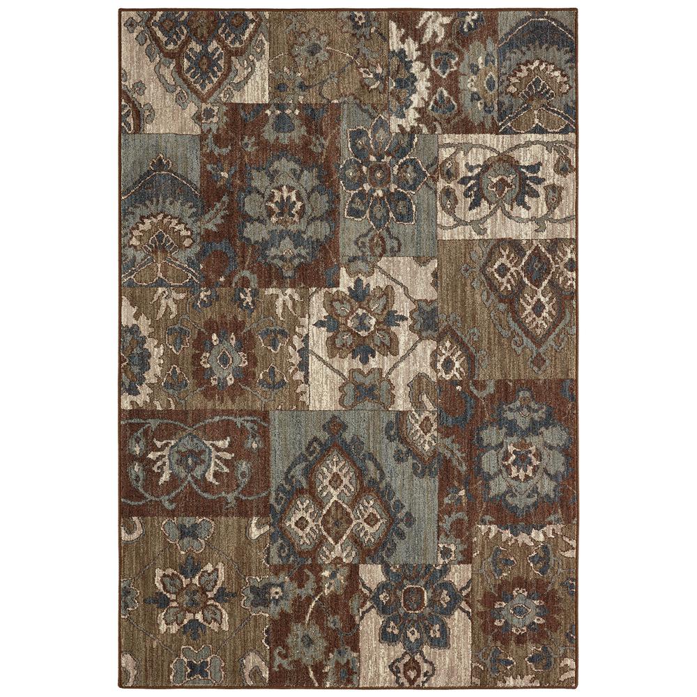 Mohawk Home Nuka Brown 5 Ft X 8 Indoor Area Rug 001955 The Mohawk Home Nuka Brown 5 Ft X 8 Indoor Area Rug