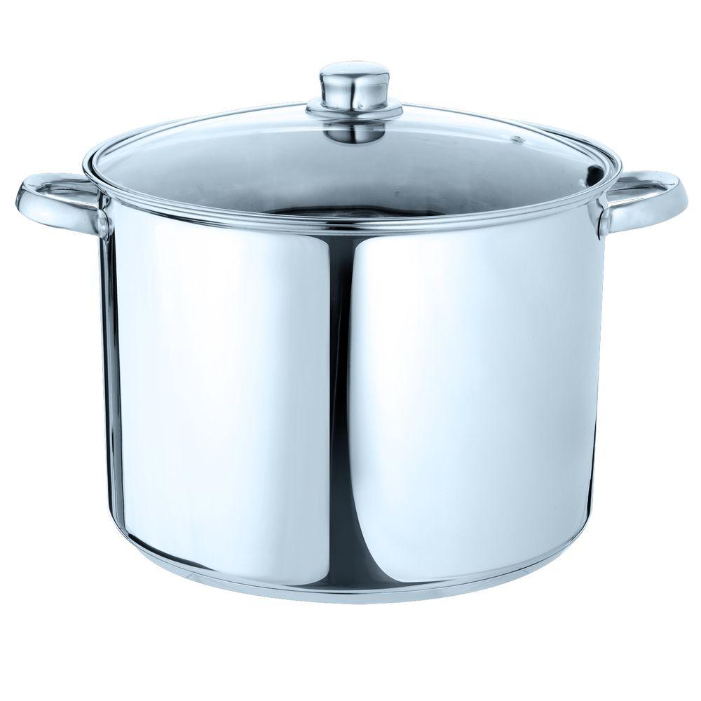 Ecolution Pure Intentions 12 Qt Stainless Steel Stock Pot With