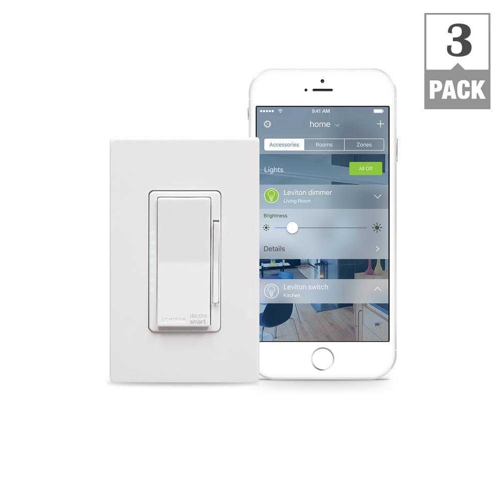 Leviton Decora Smart 600-Watt with HomeKit Technology Dimmer, Works with Siri... by Leviton