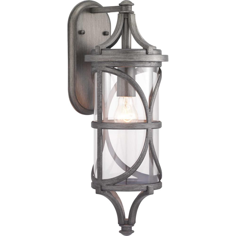 Progress Lighting Morrison Collection 1 Light Antique Pewter Outdoor Wall Lantern Sconce Progress Lighting Morrison Collection 1 Light Antique Pewter Outdoor Wall Lantern Sconce