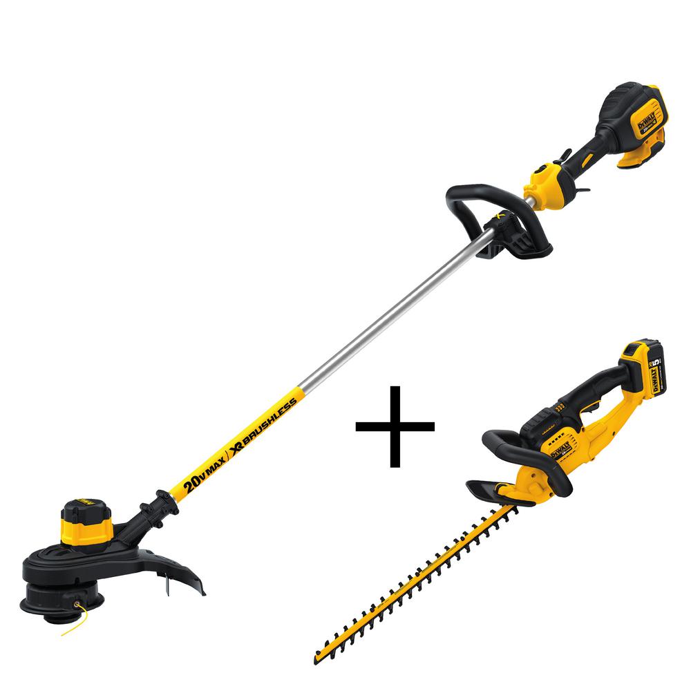Dewalt 13 inch 20-Volt MAX Lithium-Ion Cordless Brushless String Trimmer with... by DEWALT
