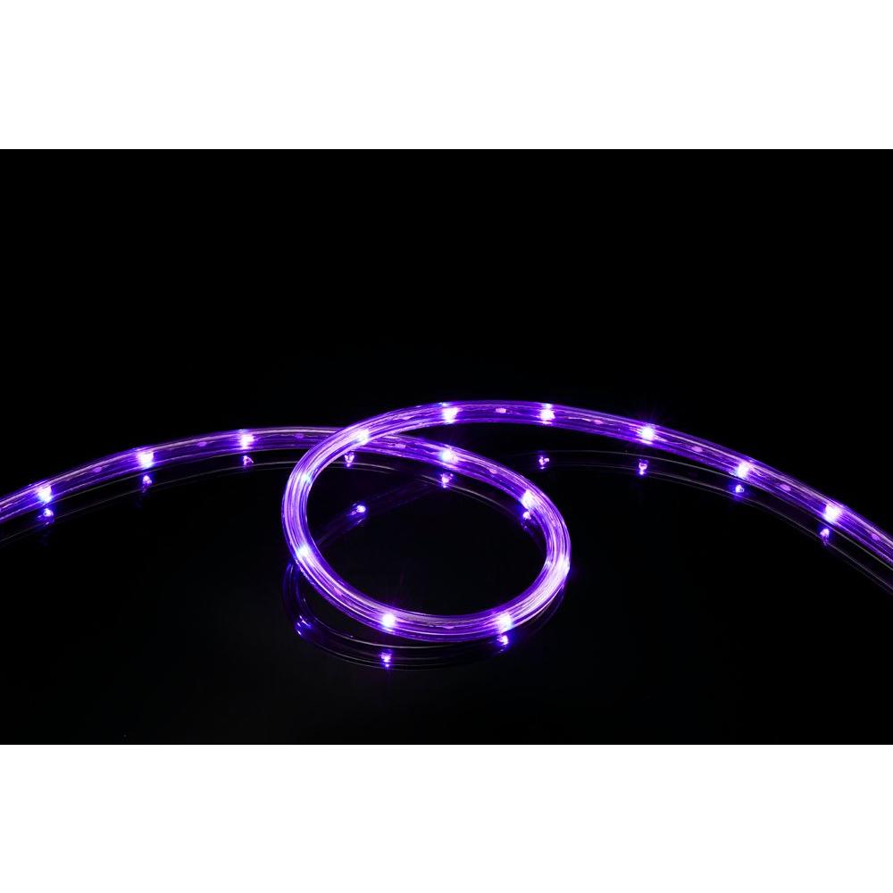 Meilo 16 Ft Purple All Occasion Indoor Outdoor Led Rope Light 360 Purple All Occasion Indoor Outdoor Led Rope Light 360 Directional Shine