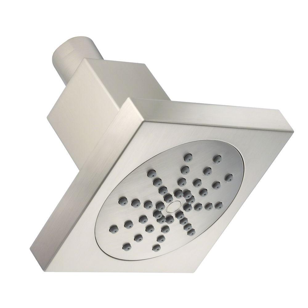 Danze 1 Spray 4 In Square Showerhead Brushed Nickel D460049bn Square Showerhead In Brushed Nickel