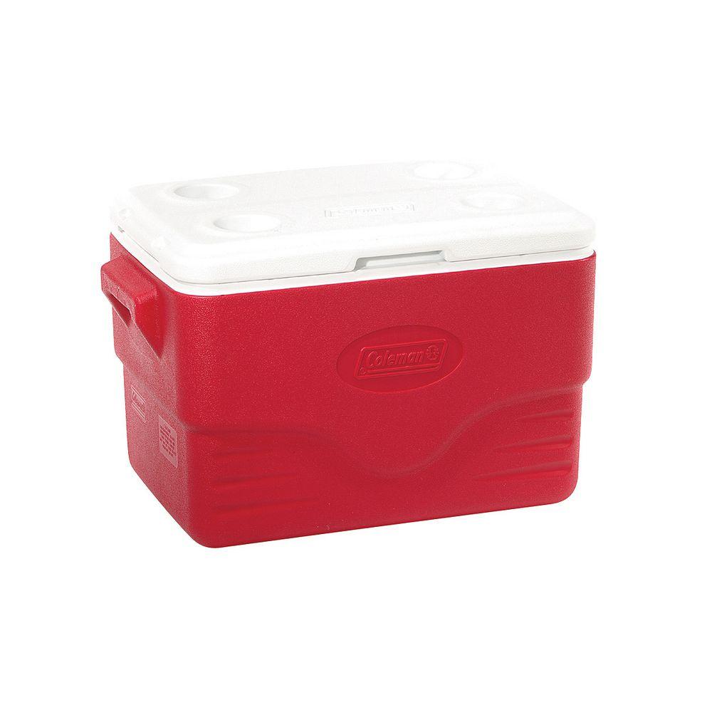 Coleman 28 Qt. Cooler with Bail Handle, Red6278703G The Home Depot