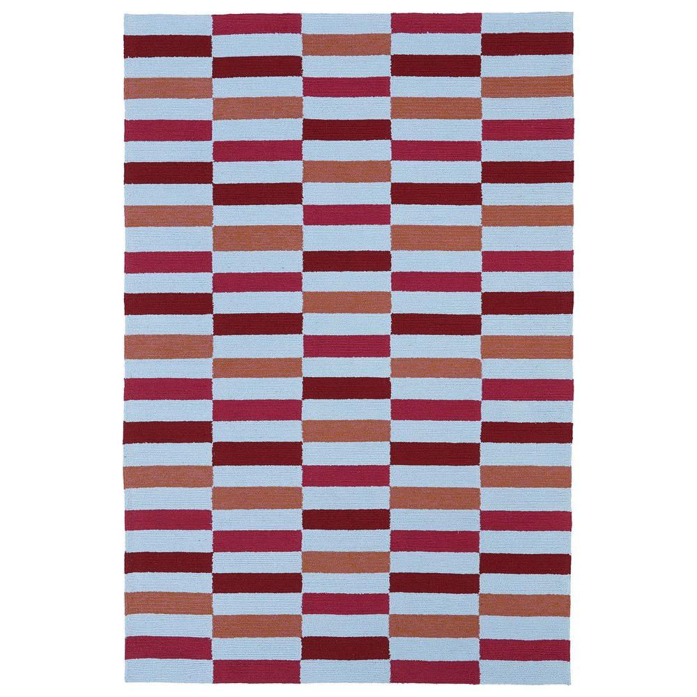 Kaleen Matira Cranberry 8 Ft X 9 Indoor Outdoor Area Rug Mat03 Matira Cranberry 8 Ft X 9 Indoor Outdoor Area Rug