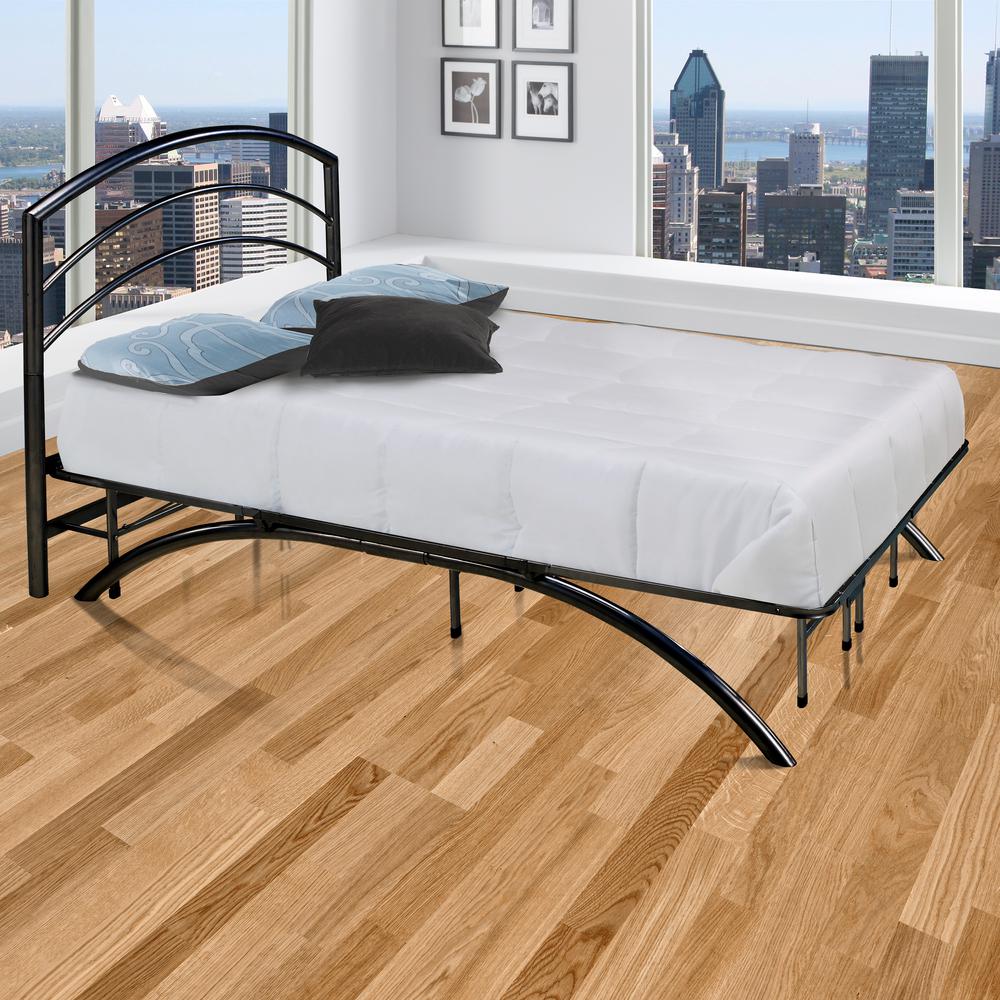Rest Rite Dome Arch Black King Platform Bed Frame With Headboard Rest Rite Dome Arch Black King Platform Bed Frame With Headboard