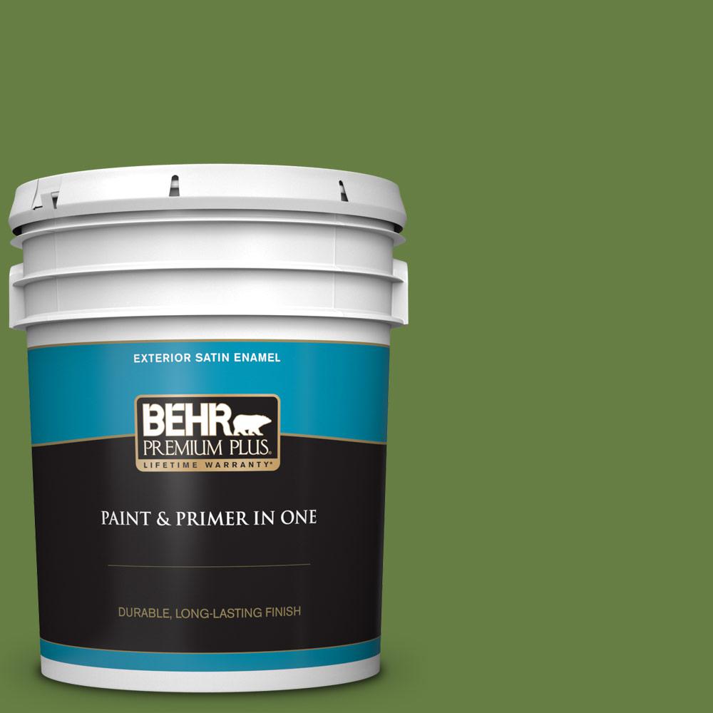 BEHR Premium Plus 5 gal. M3507 Healing Plant Satin