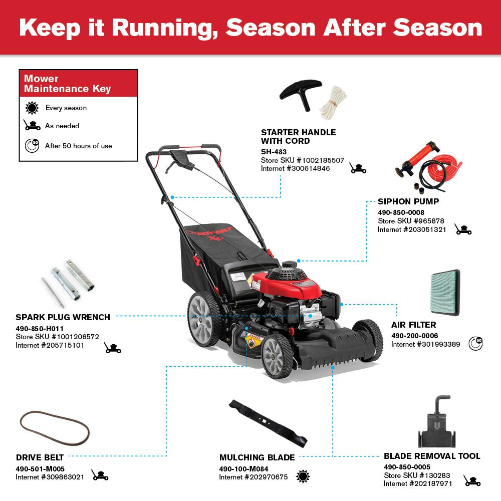 Troy Bilt Xp 21 In 160 Cc Honda Gas Walk Behind Self Propelled Lawn Mower With High Rear Wheels 3 In 1 Triaction Cutting System Tb270 Xp The Home Depot