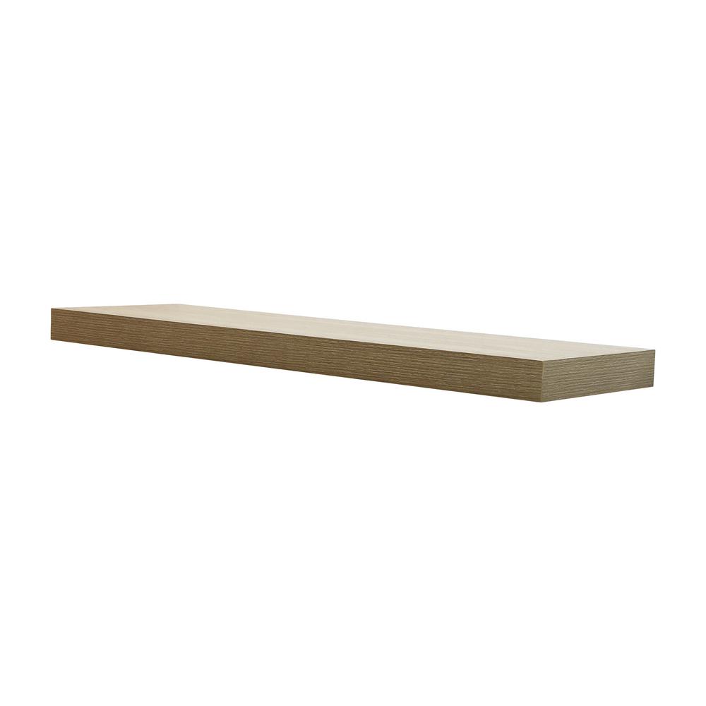 Gray Decorative Shelving Accessories The Home Depot H Driftwood Gray Oak