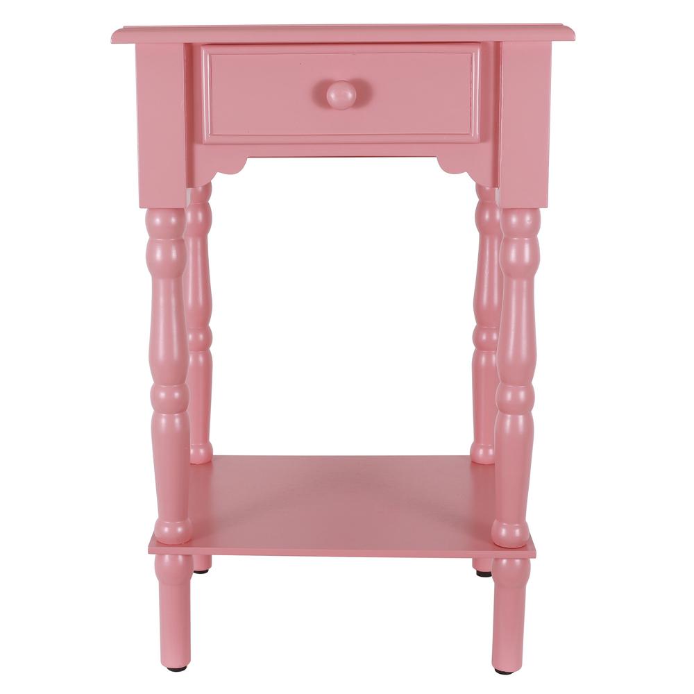 Decor Therapy C Pink Side Accent Table Fr8718 The Home Depot C Pink Side Accent Table By Decor Therapy