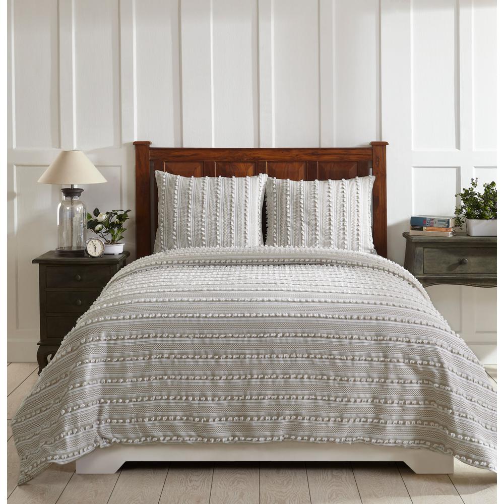 Better Trendz Anglique Taupe King Comforter Ss Quankitu The Home Depot