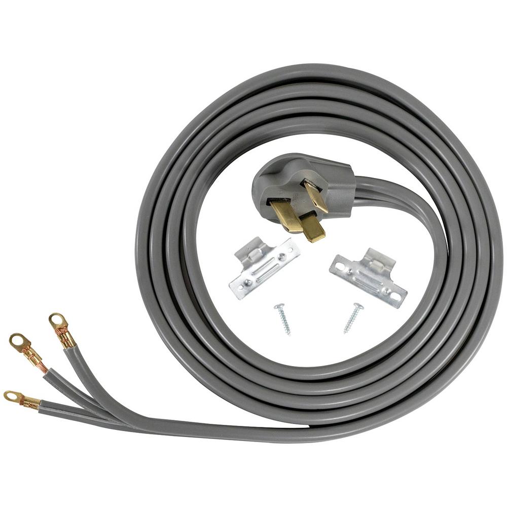 Southwire 64823001 3 Pack of 50-AMP dryer appliance cord Black