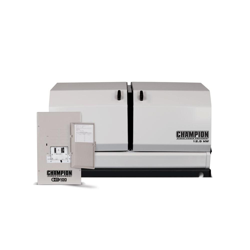 Champion Power Equipment 12,500-Watt Air Cooled Automatic Home Standby Generator... by Champion Power Equipment