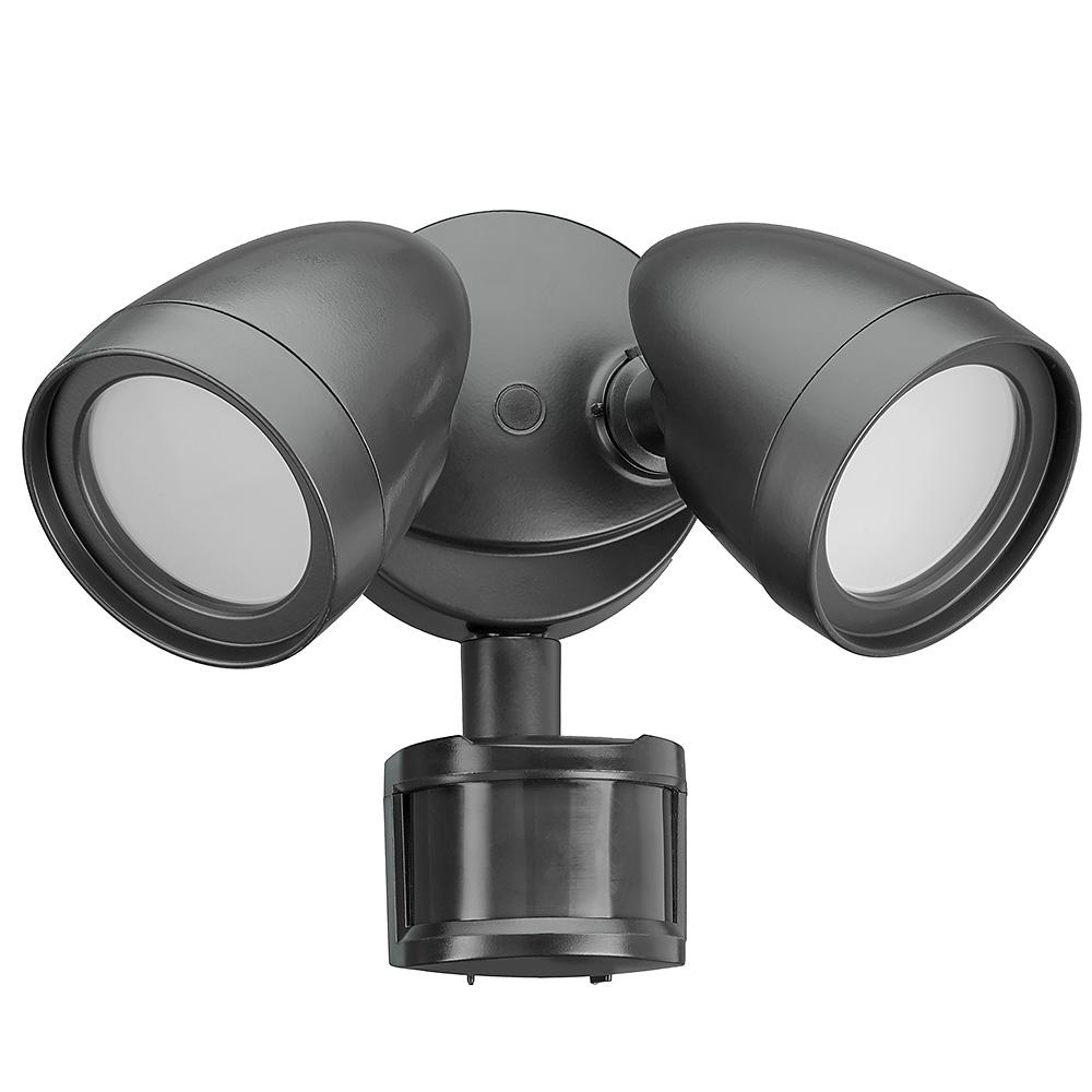 ETi 2Head Bronze Motion Activated Outdoor Integrated LED Dusk to Dawn