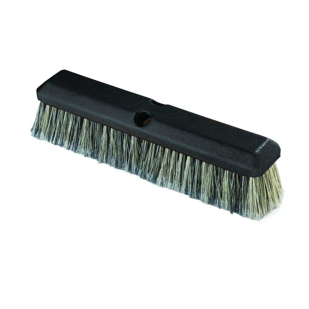 Carlisle 14 inch Vehicle Wash Scrub Brush with Flagged Grey Polystyrene Bristles... by Carlisle