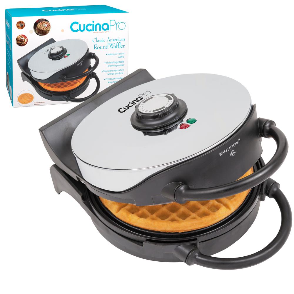 CucinaPro Classic Round American Waffle Maker