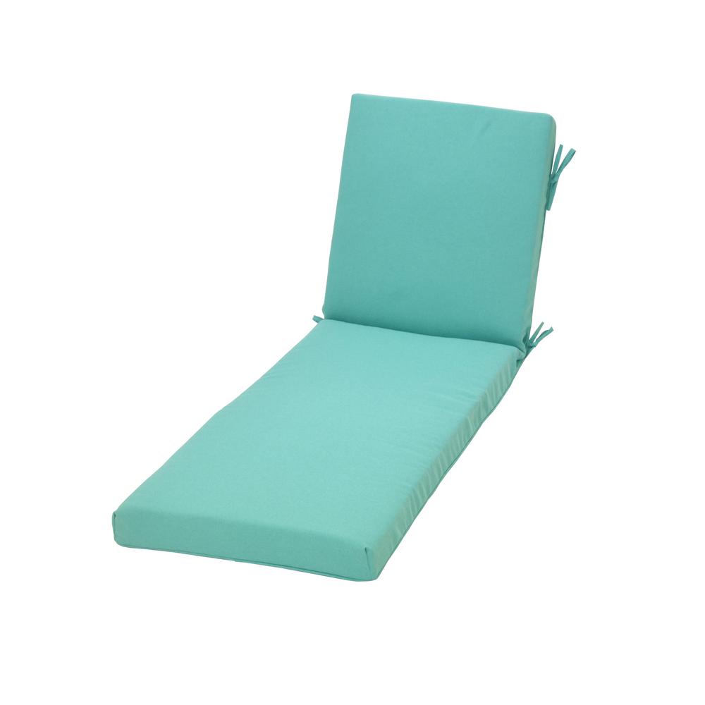 Green Chaise Lounge Cushions Outdoor The Home Depot Seagl Outdoor Deep Seating Chaise Lounge Cushion