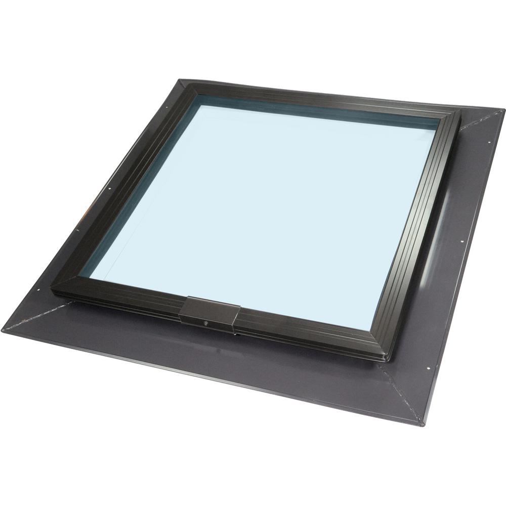 22-1/2 In. X 22-1/2 In. Fixed Self-Flashing Skylight With Tempered Low ...