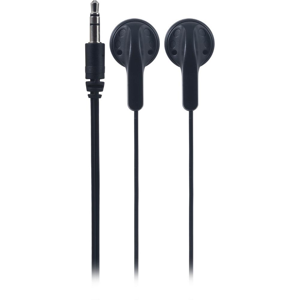 GE Earbuds Ultra Lightweight - Black-23851 - The Home Depot