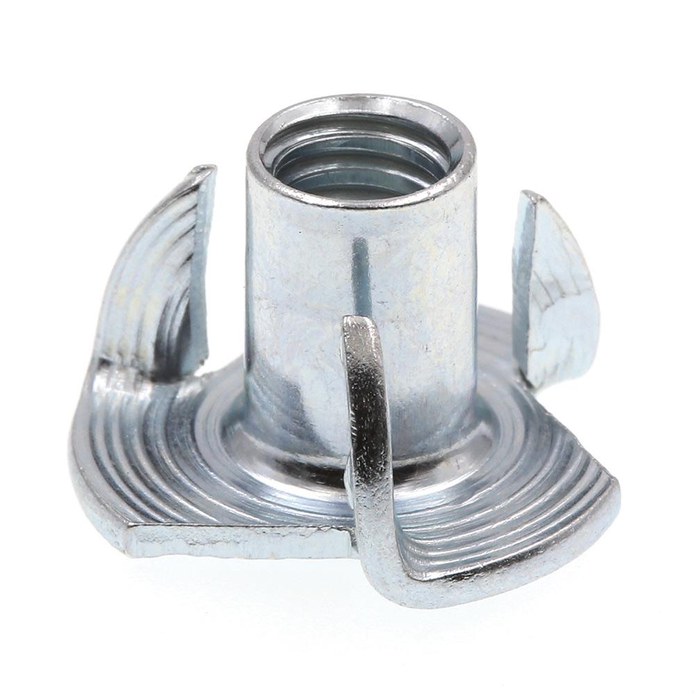 Prime-Line 9078030 T-Nuts 3-Prong 10-Pack 5//16 in.-18 X 7//16 in. Zinc Plated Steel