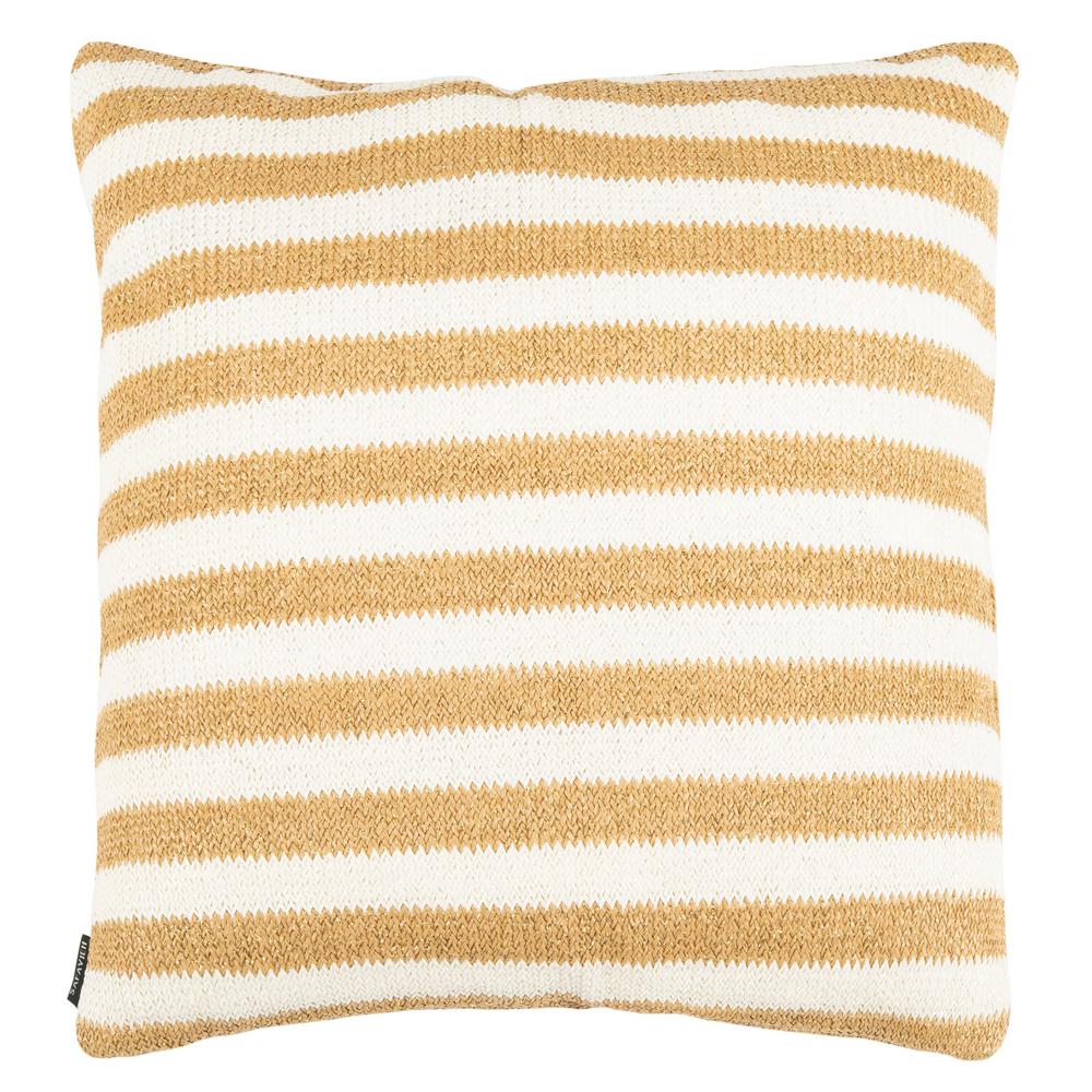 Safavieh Glenna White Yellow Square Outdoor Throw Pillow Ppl259a
